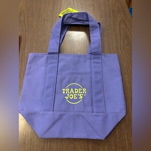 Trader Joe’s Purple Mini Canvas Tote